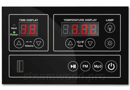 Трехместная инфракрасная сауна Comfort из кедра с керамическими излучателями